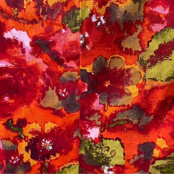 Chico’s Floral Print Button Down Blazer Jacket Sz 0 - Picture 10 of 11